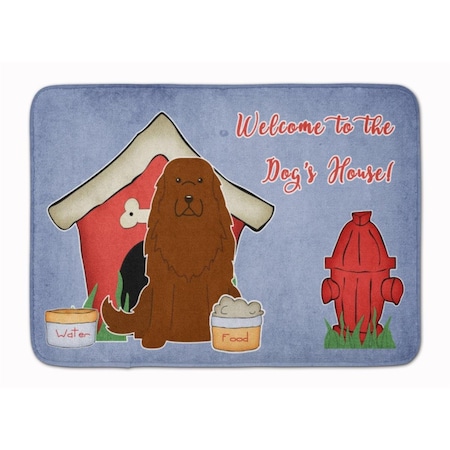 Carolines Treasures Dog House Caucasian Shepherd Dog Machine Washable Memory Foam Mat BB2804RUG